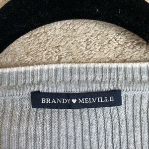 Brandy Melville Gray Milena Top